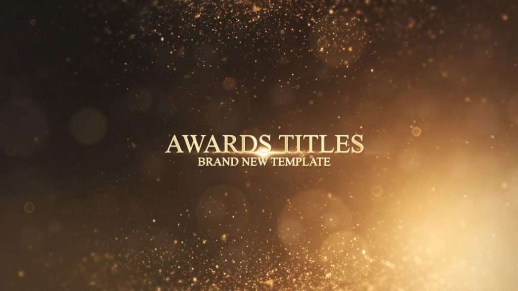 Awards Titles Free After Effects Template Pik Templates