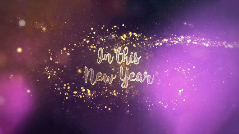 download after effects project happy new year