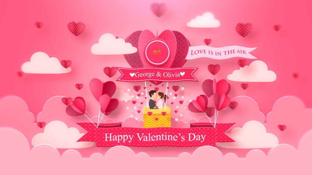 valentines day after effects template download