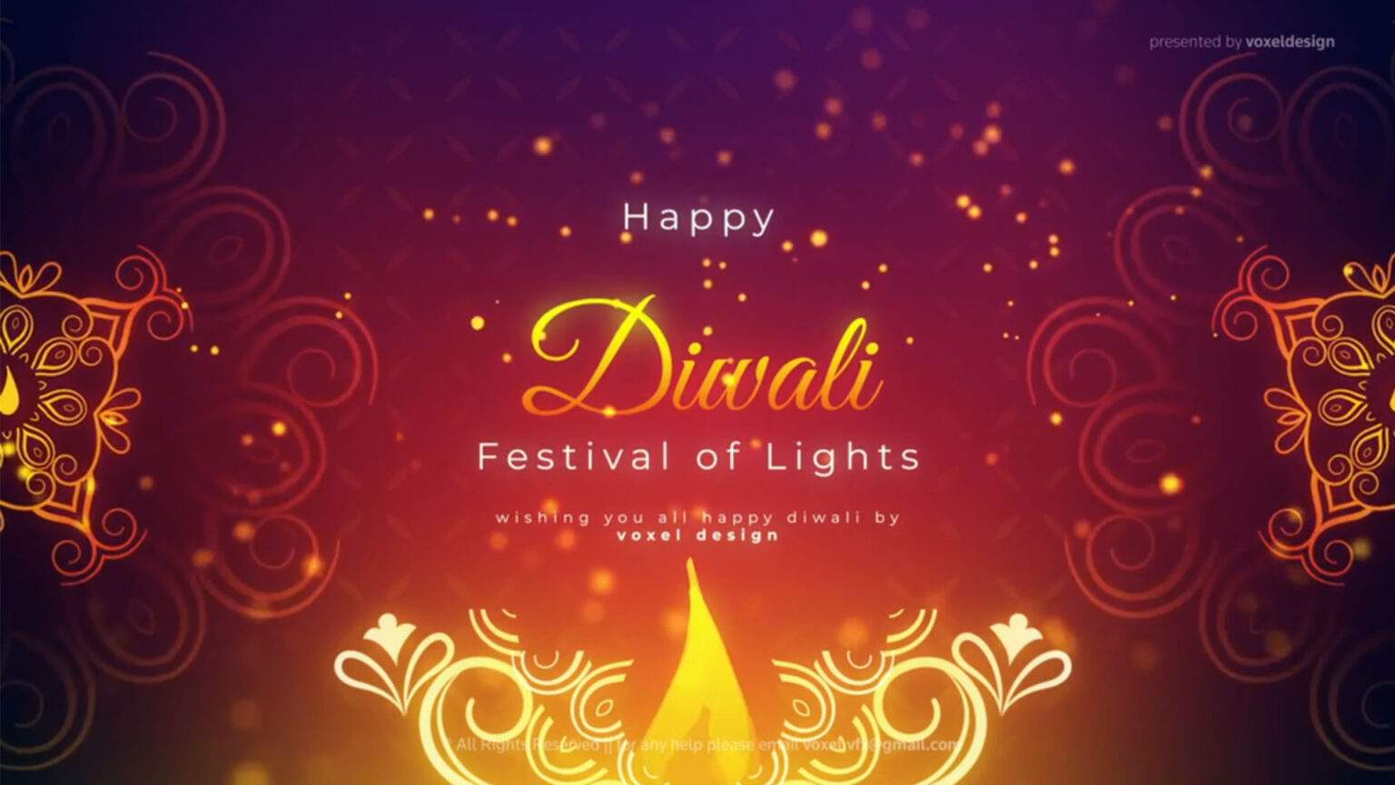 happy diwali after effects template free download