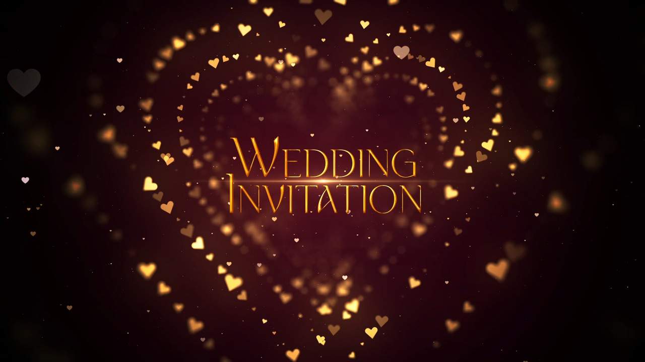 wedding invitation video after effects project template free download