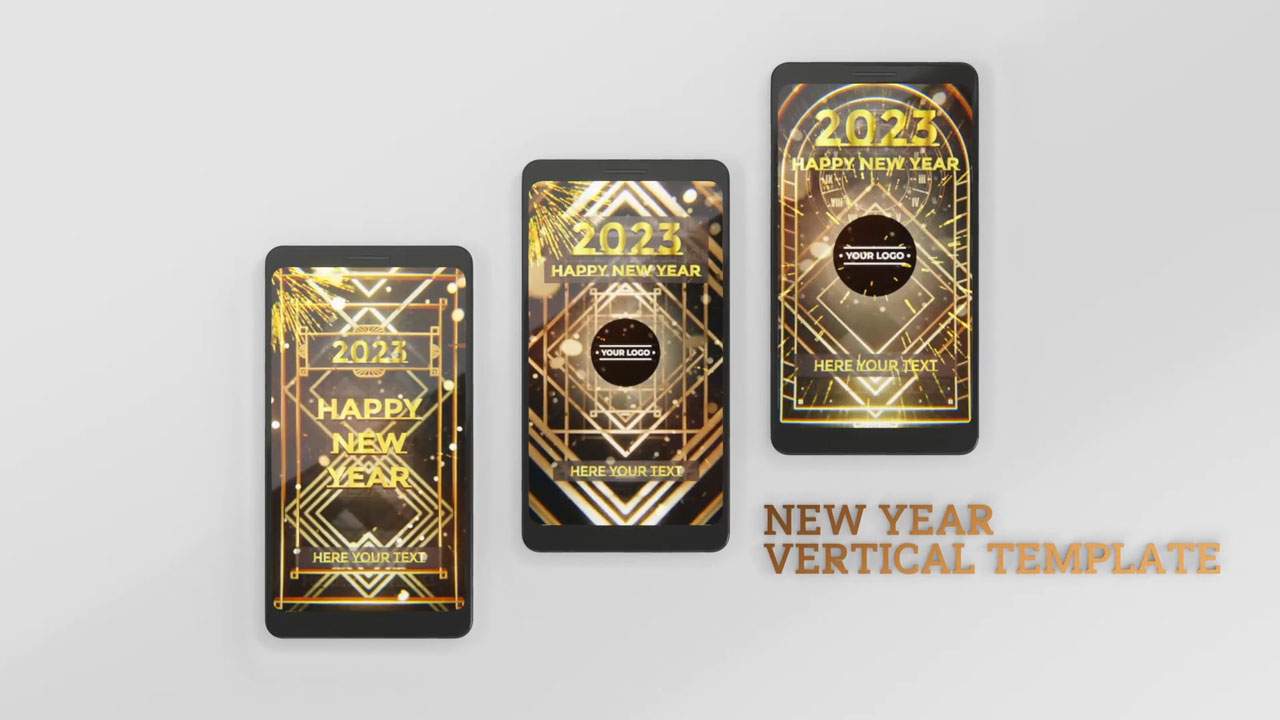 new year after effects template free download