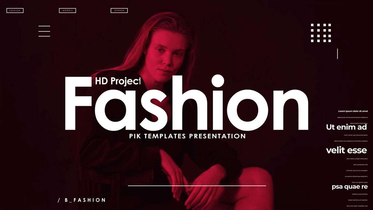fashion intro after effects template free download