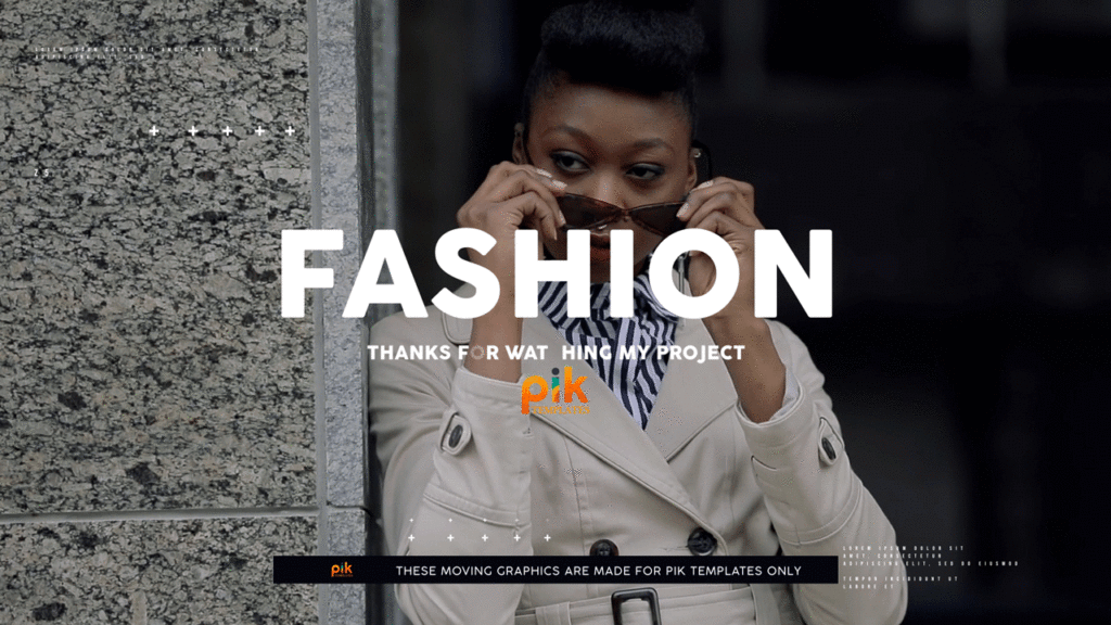 fashion promo after effects template download